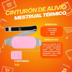 Almohadilla Térmica Menstrual 3 en 1 con Masaje - Envió Gratis